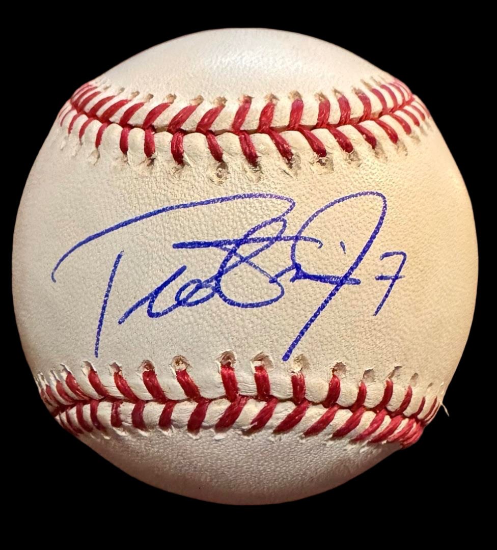 Trot Nixon signed ROMLB - Beckett COA